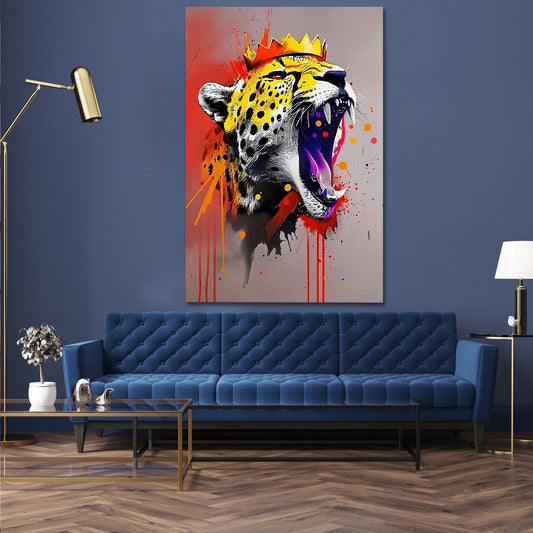 Colorful Pop Art Cheetah Print