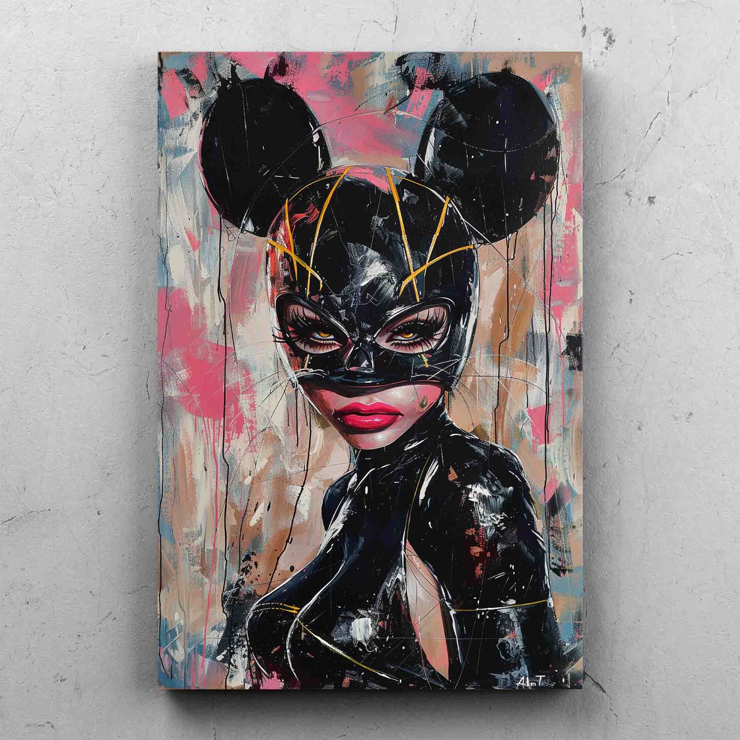 Colorful Pop Art Mouse Painting
