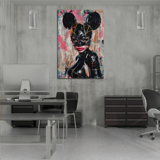 Colorful Pop Art Mouse Painting