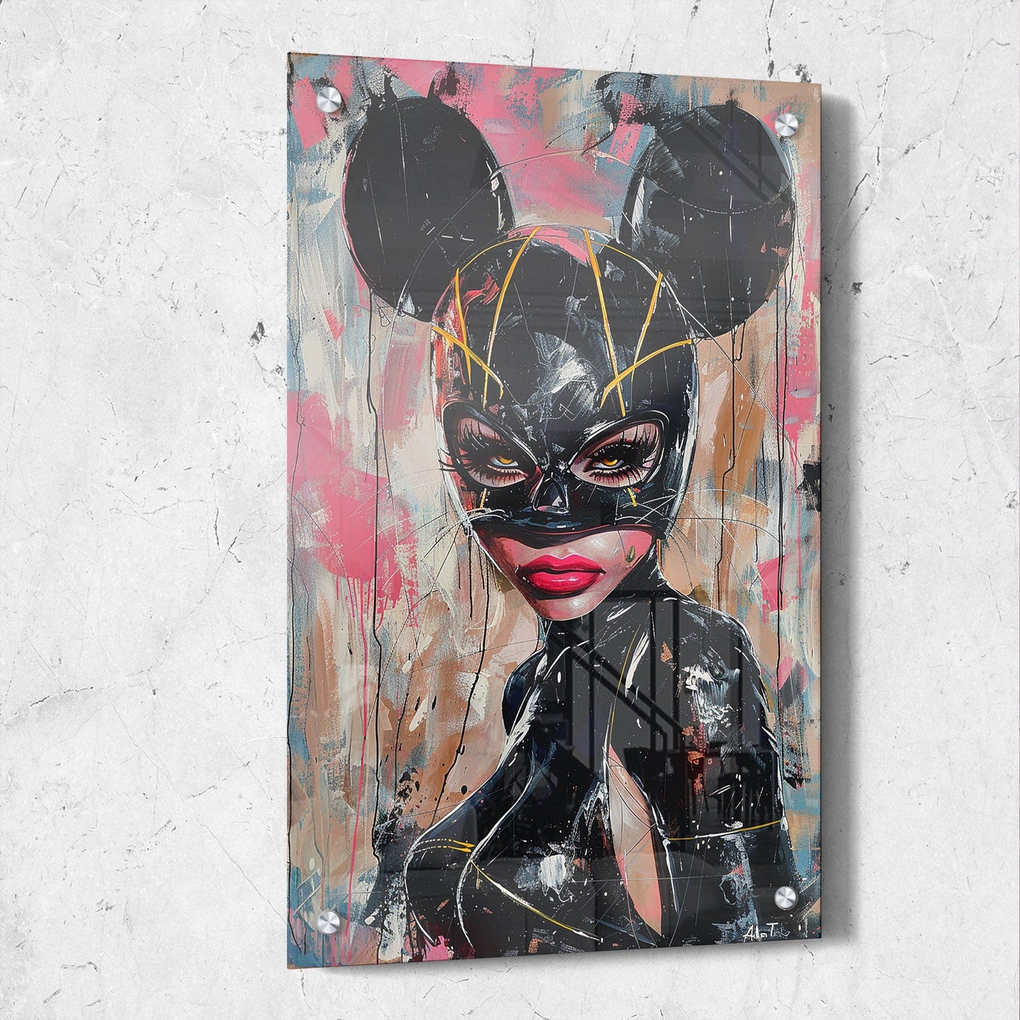 Colorful Pop Art Mouse Painting