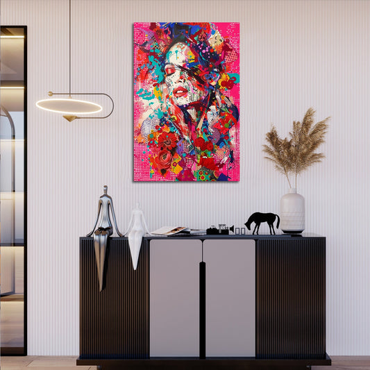 Colorful Pop Art Portrait