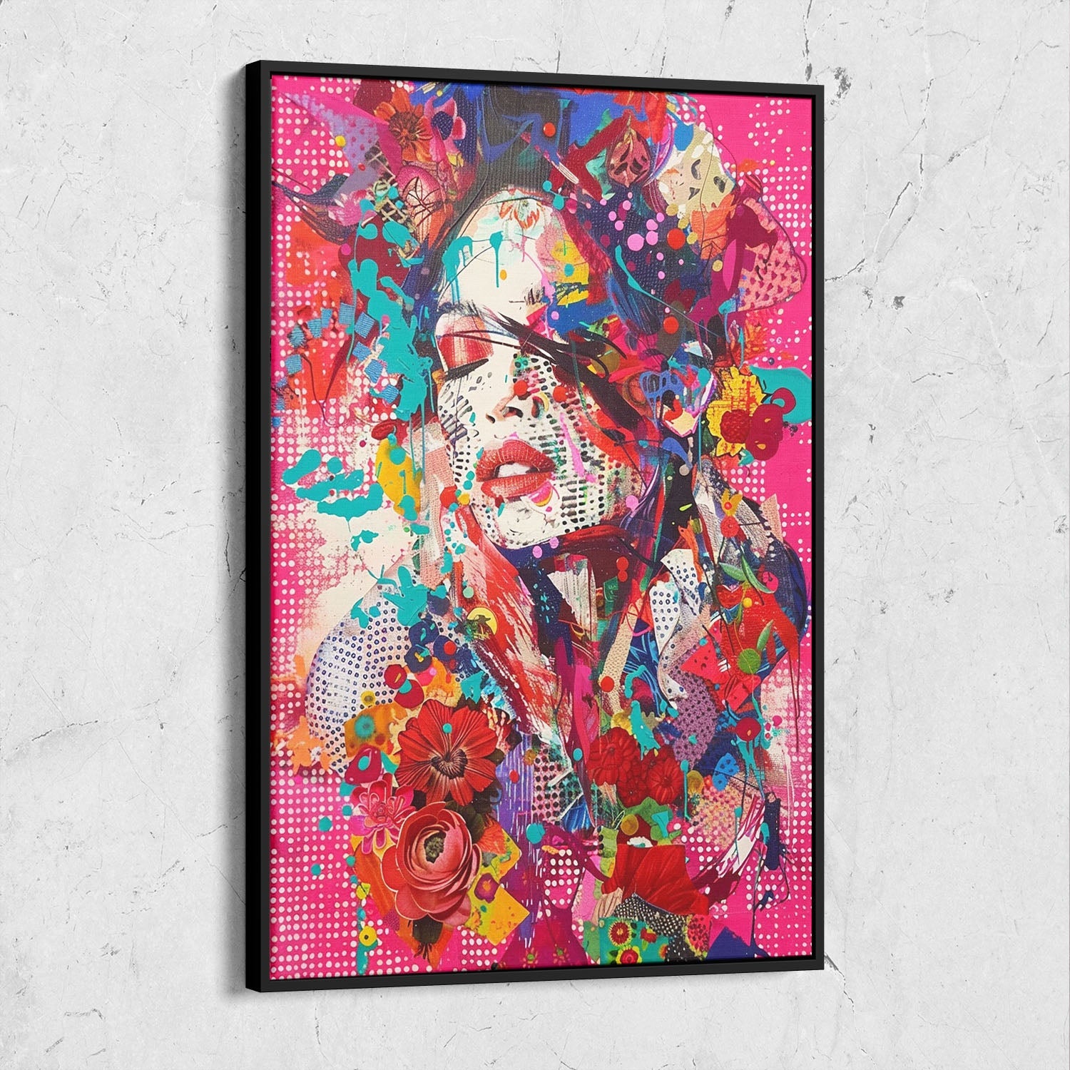 Colorful Pop Art Portrait