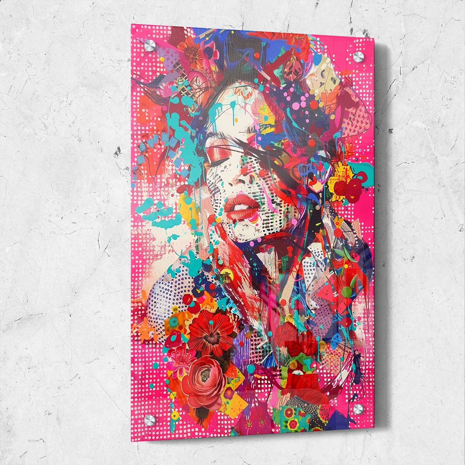 Colorful Pop Art Portrait