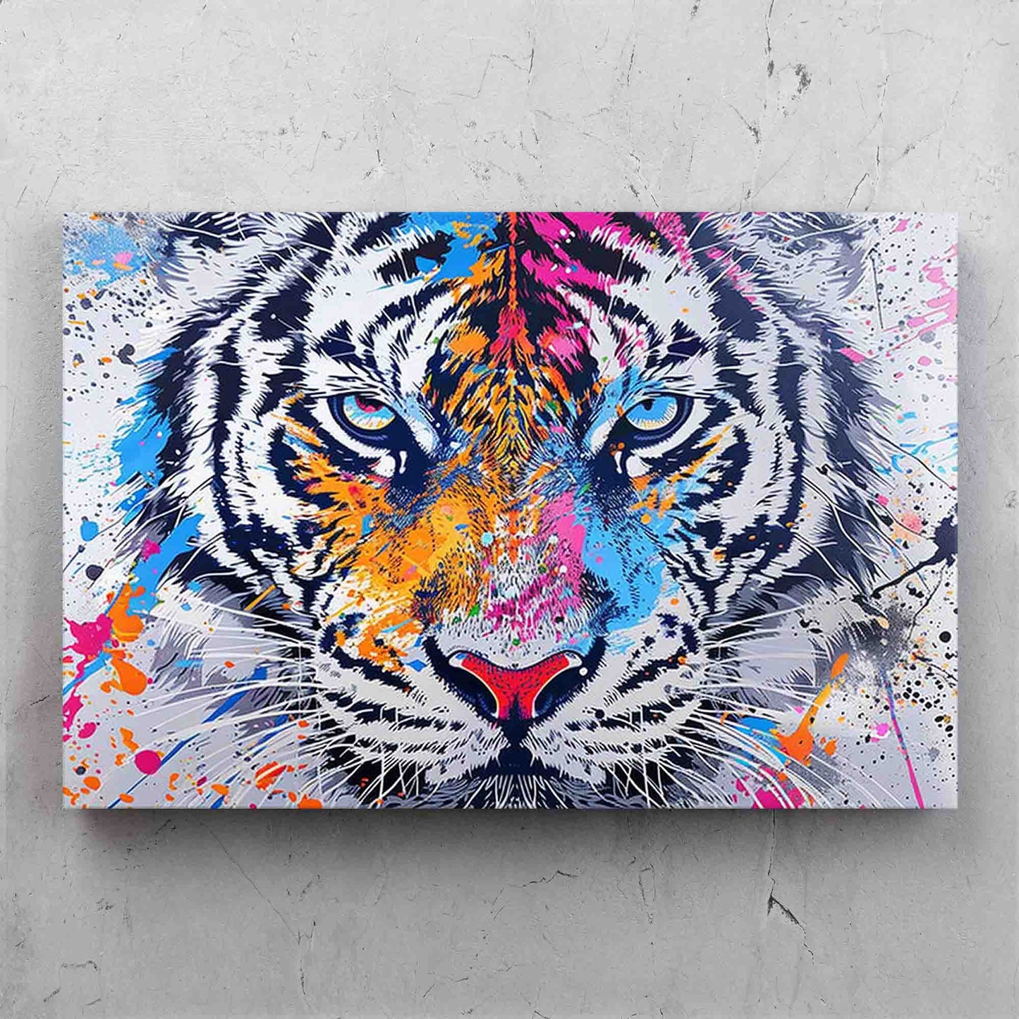 Colorful Tiger Pop Art Print