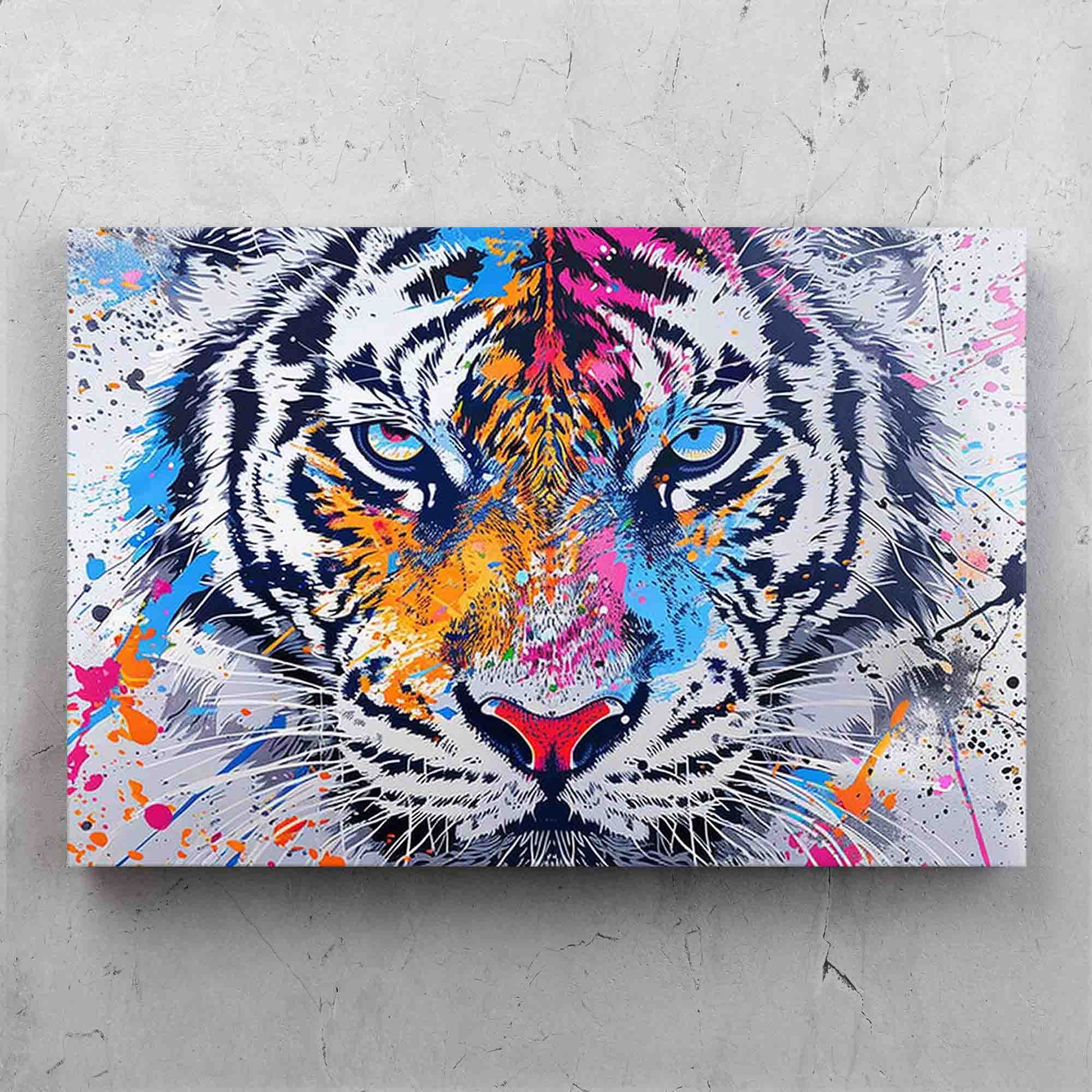 Colorful Tiger Pop Art Print
