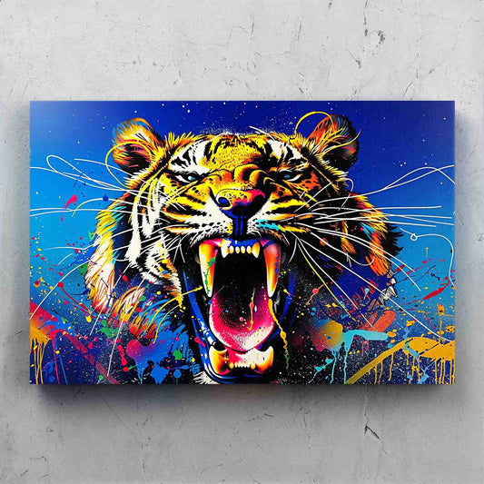 Colorful Tiger Pop Art