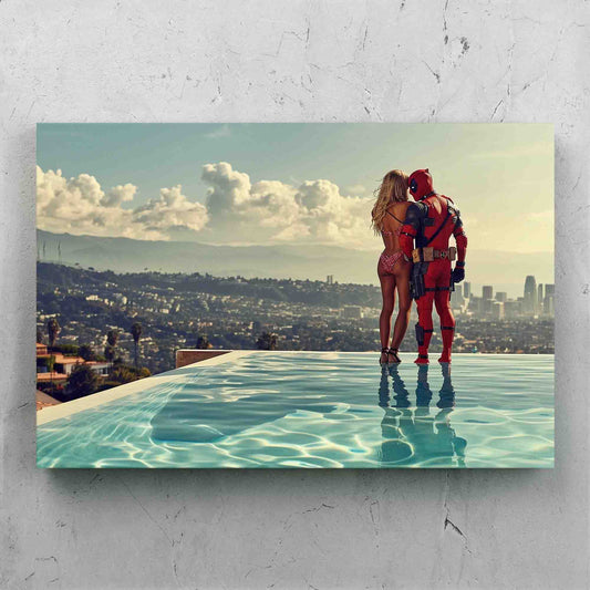 Deadpool Couple Los Angeles Art