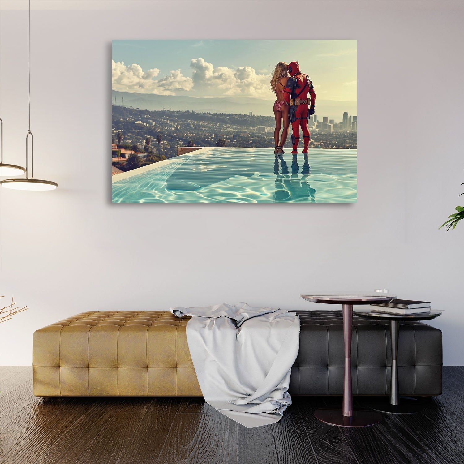 Deadpool Couple Los Angeles Art