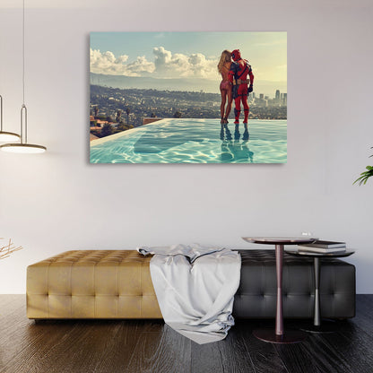 Deadpool Couple Los Angeles Art
