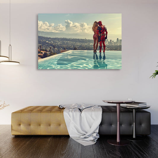 Deadpool Couple Los Angeles Art