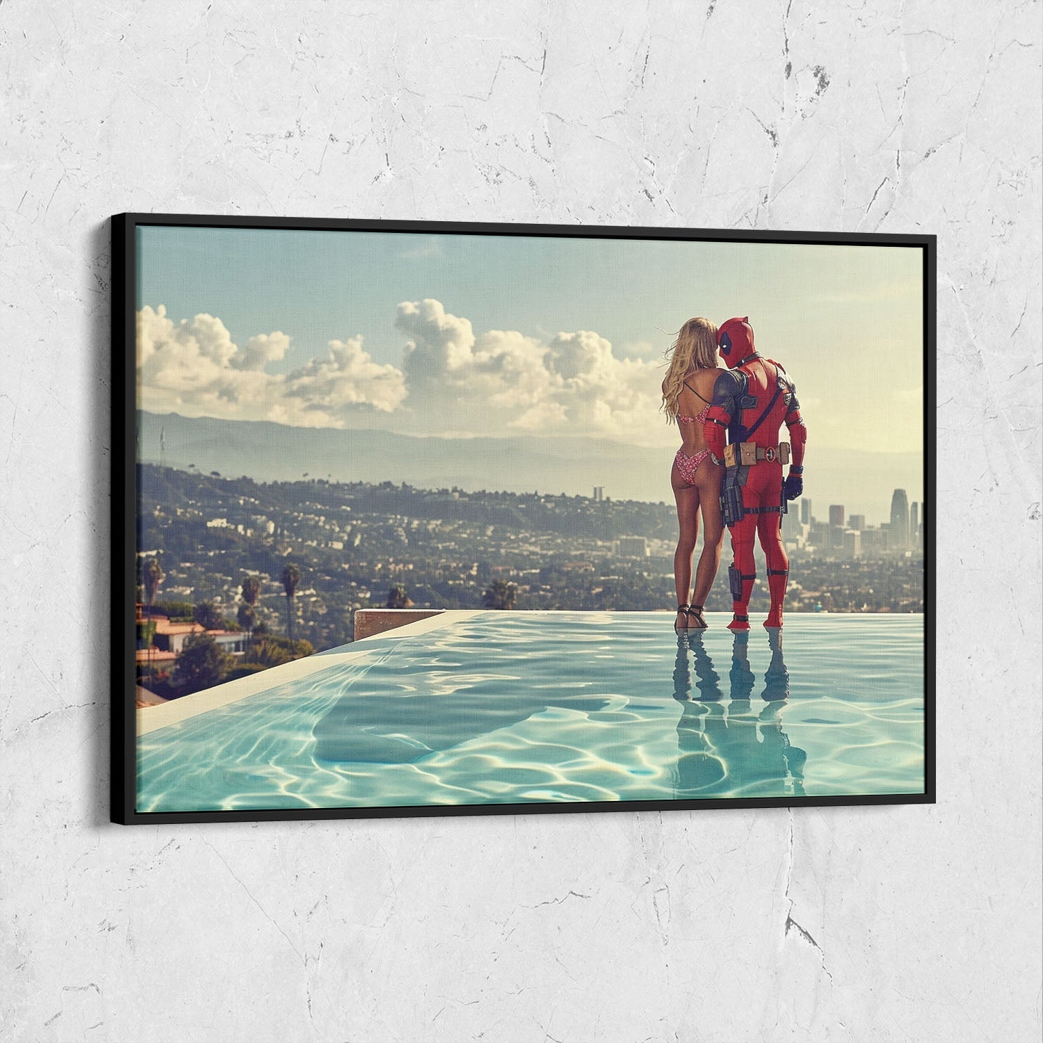 Deadpool Couple Los Angeles Art