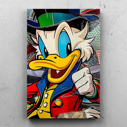 Disney Scrooge McDuck Pop Art