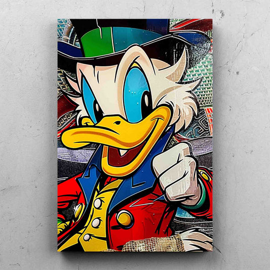 Disney Scrooge McDuck Pop Art