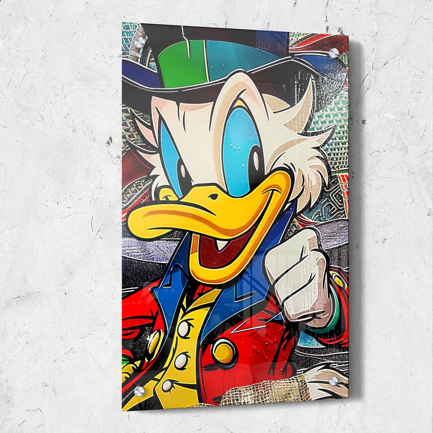 Disney Scrooge McDuck Pop Art