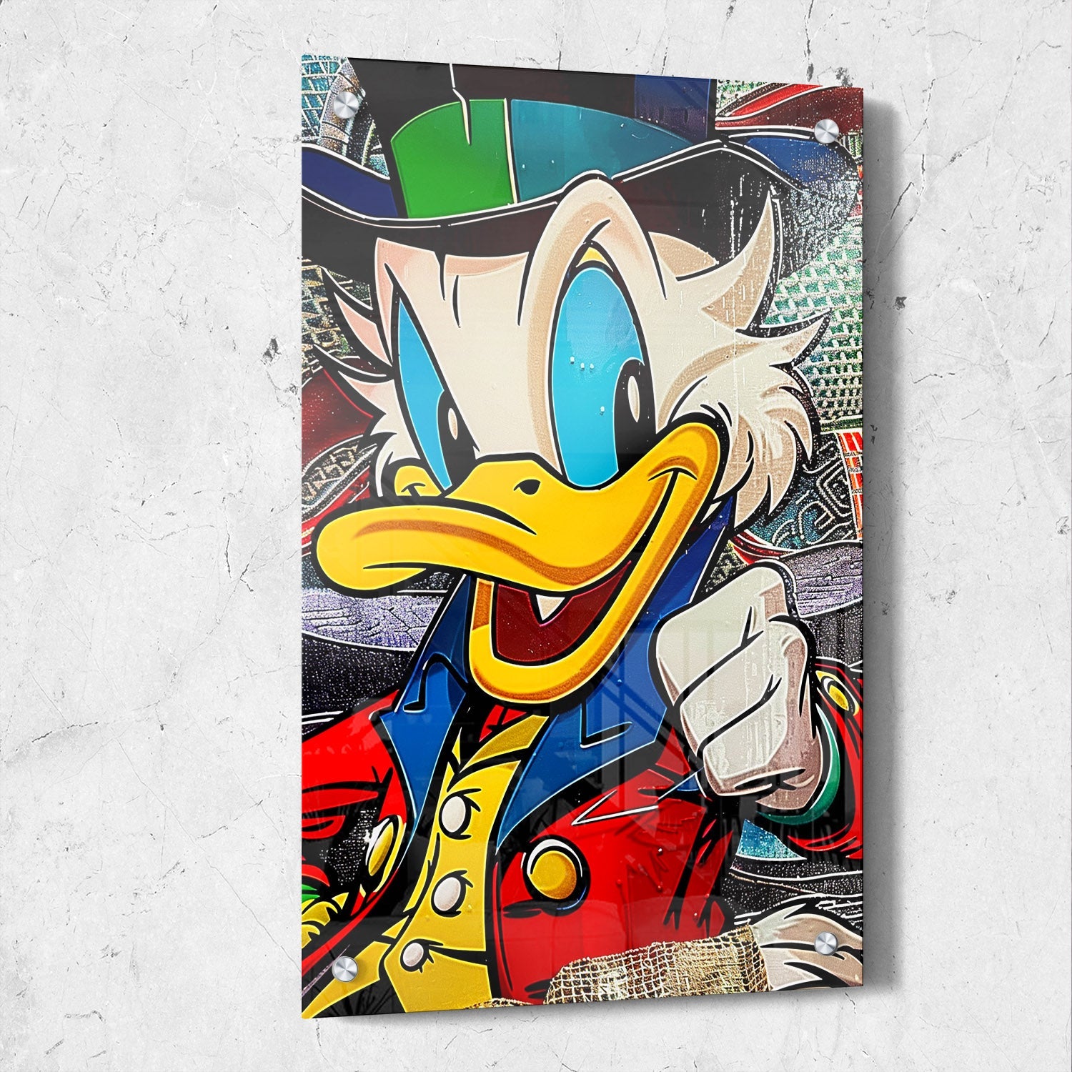 Disney Scrooge McDuck Pop Art