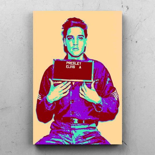 Elvis Presley Pop Art Portrait