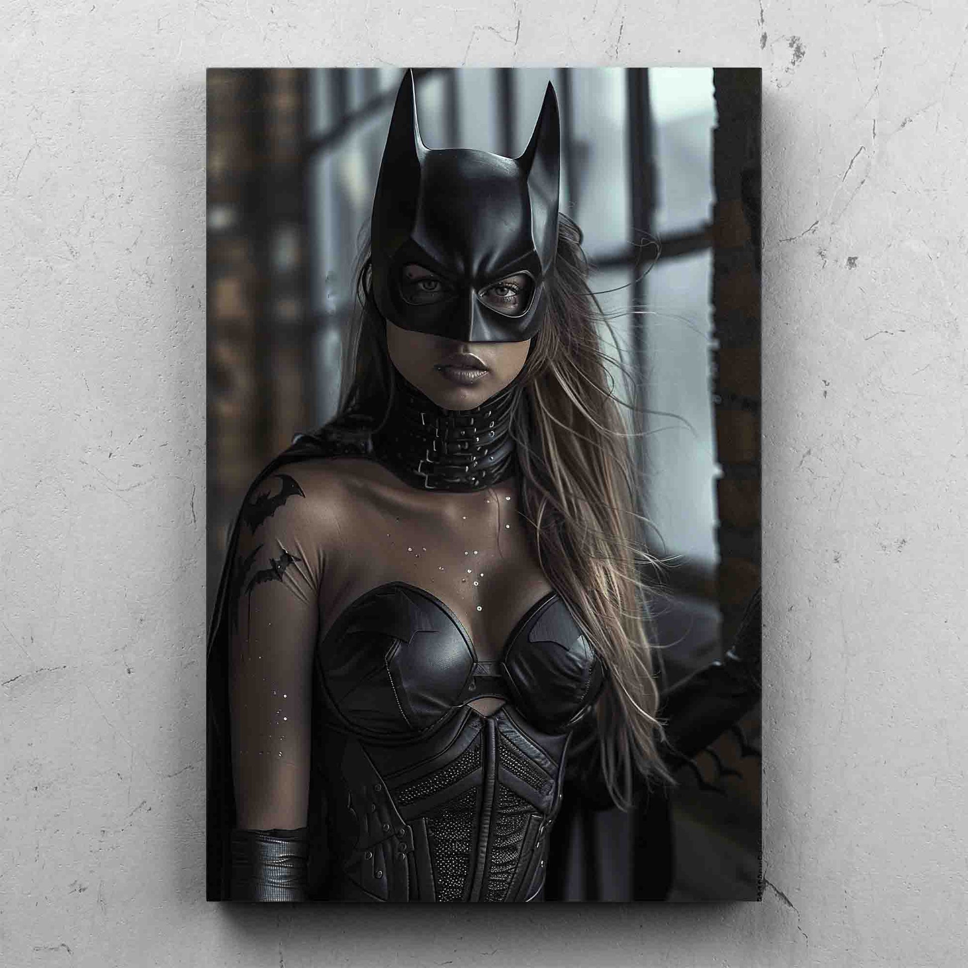 Female Batman Dark Digital Portrait