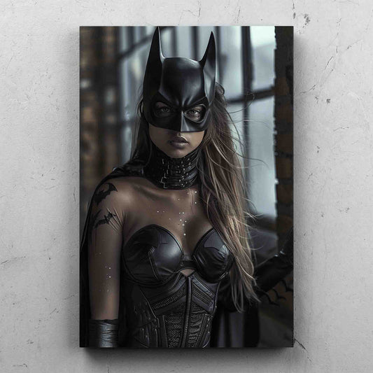 Female Batman Dark Digital Portrait