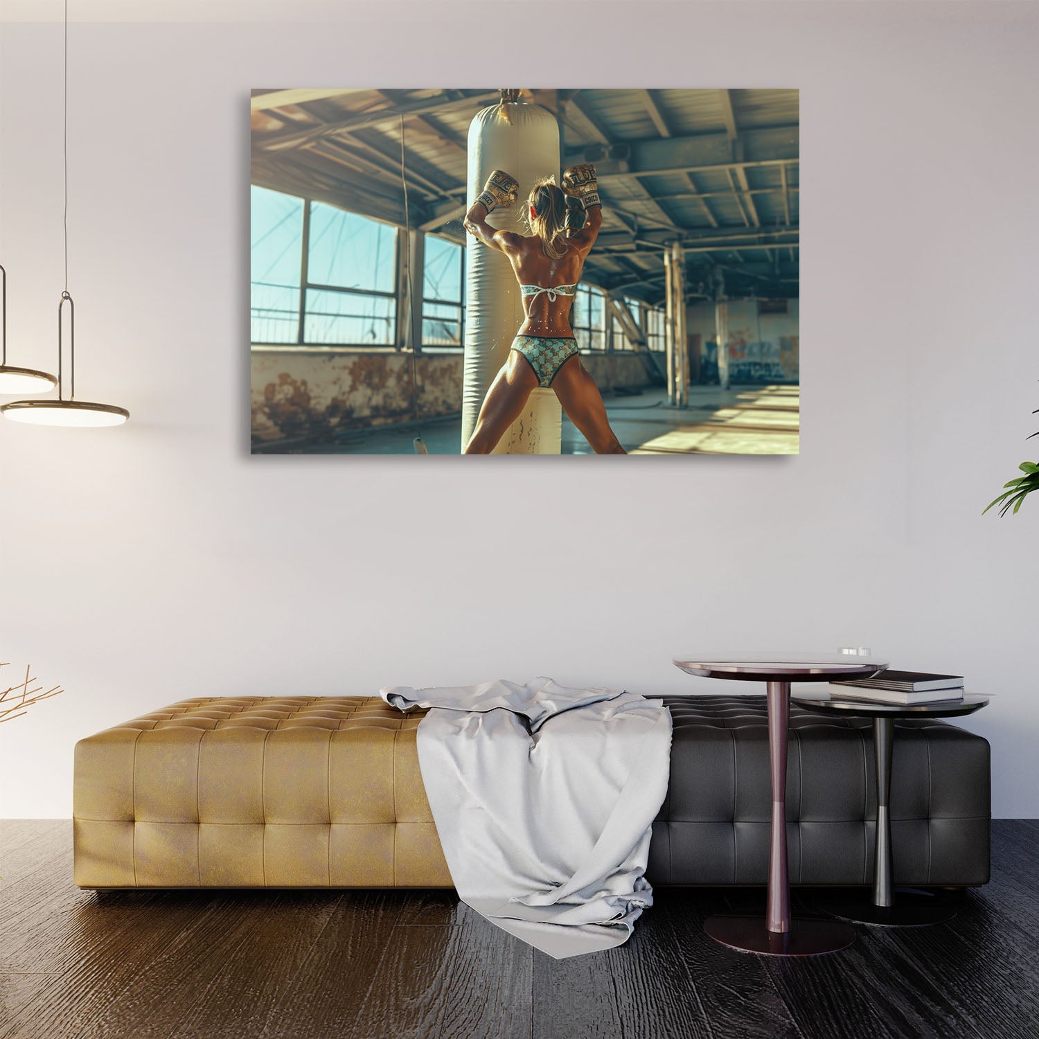 Female Boxer Digital Art