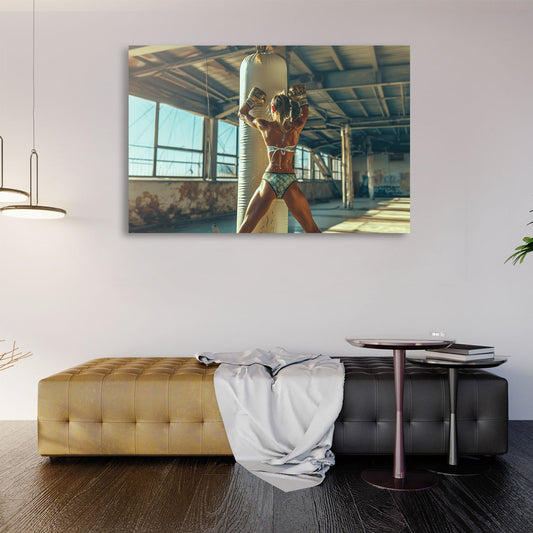 Female Boxer Digital Art