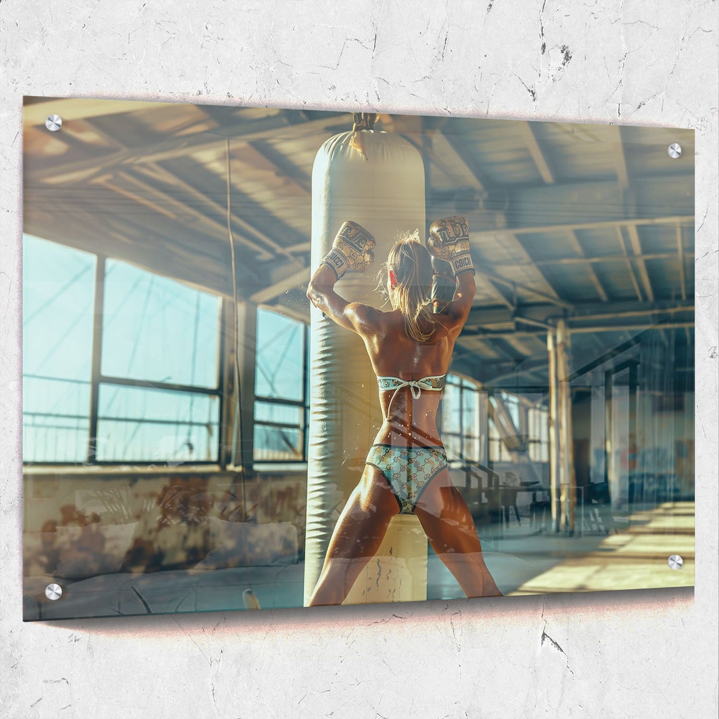 Female Boxer Digital Art