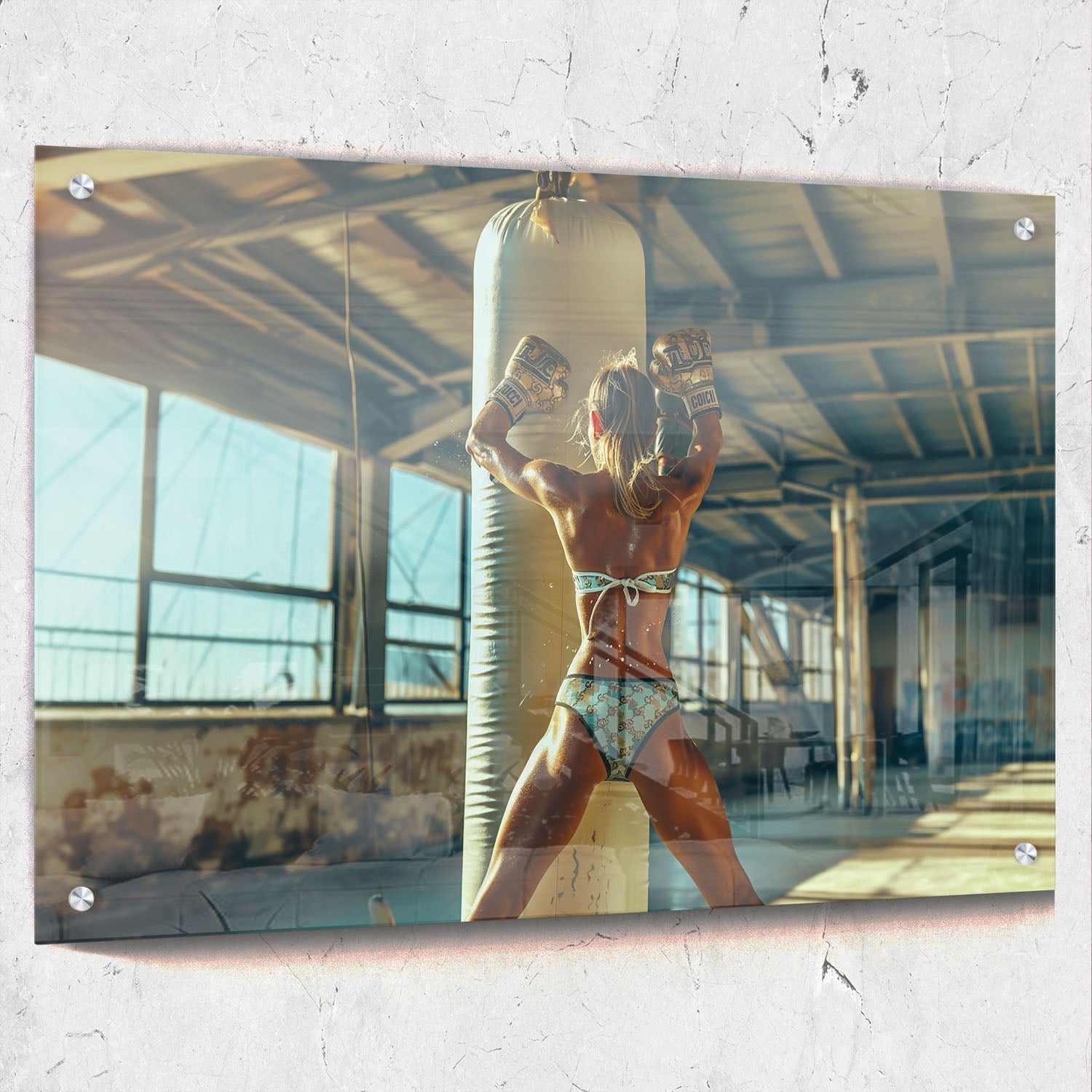 Female Boxer Digital Art