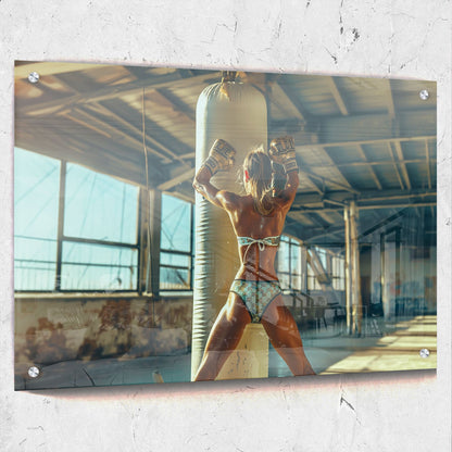 Female Boxer Digital Art