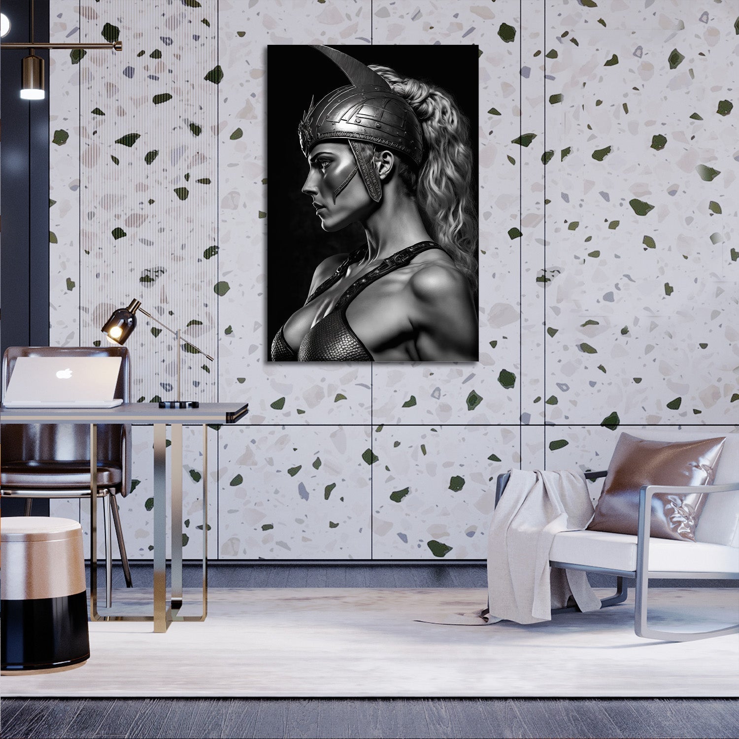 Female Warrior Digital Portrait