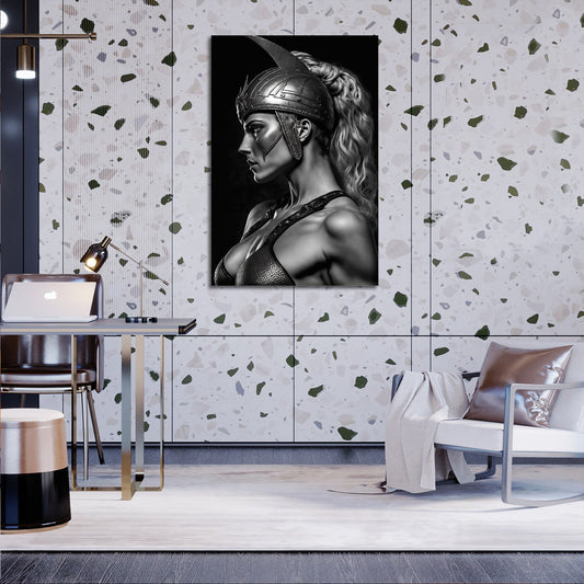 Female Warrior Digital Portrait