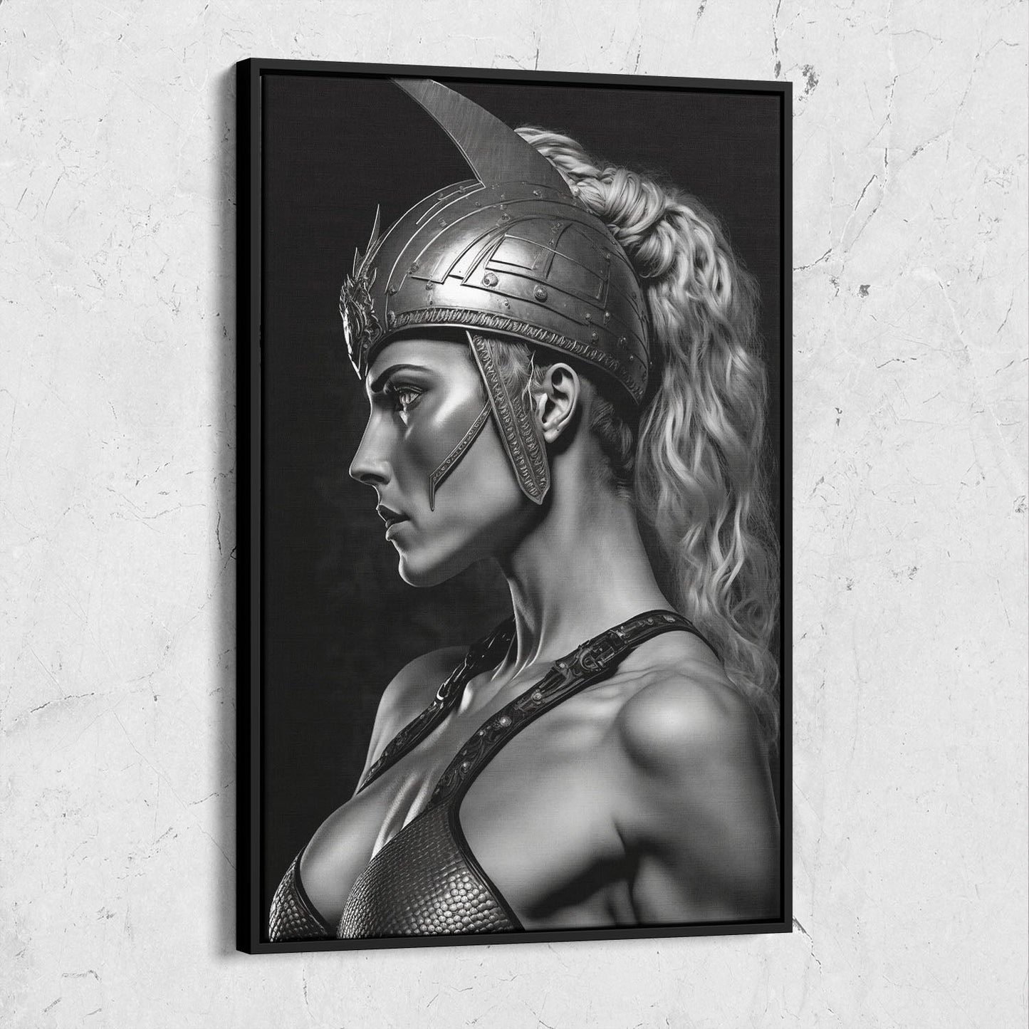 Female Warrior Digital Portrait
