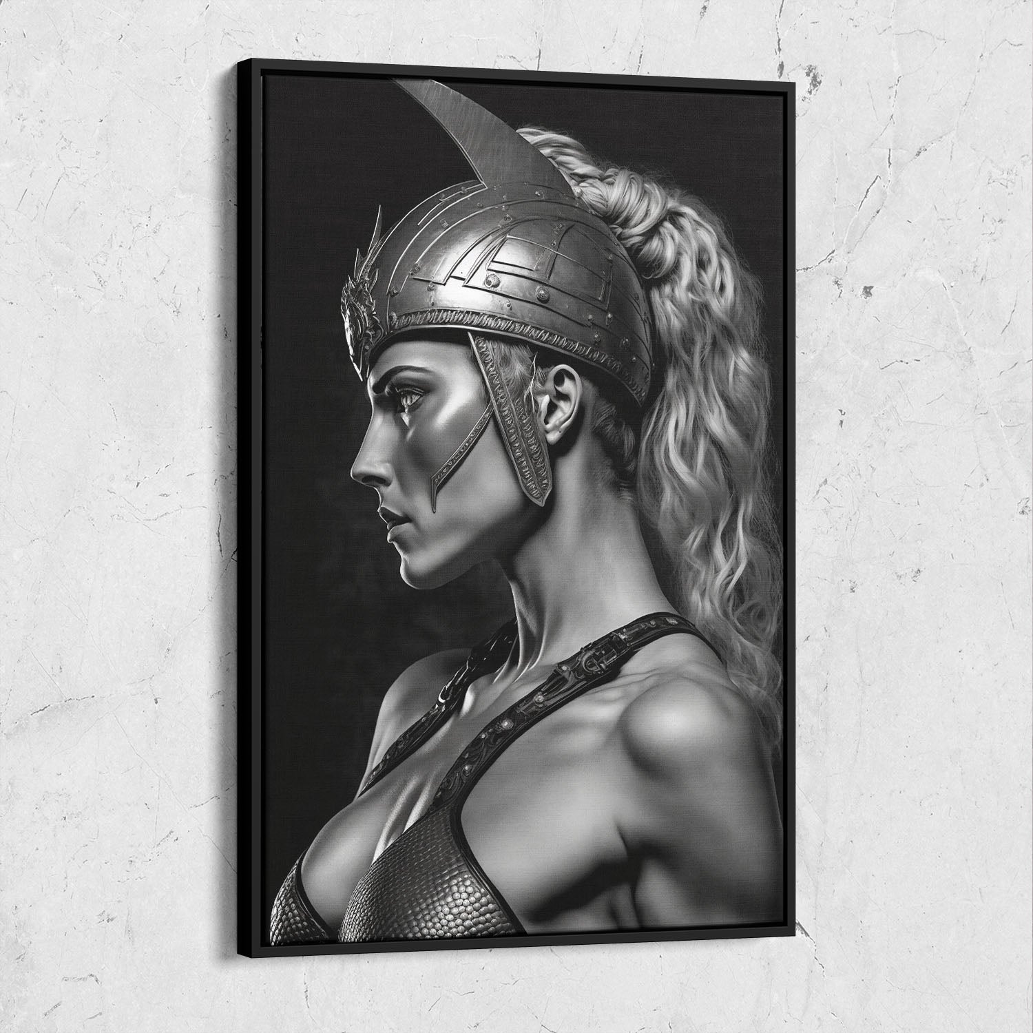 Female Warrior Digital Portrait