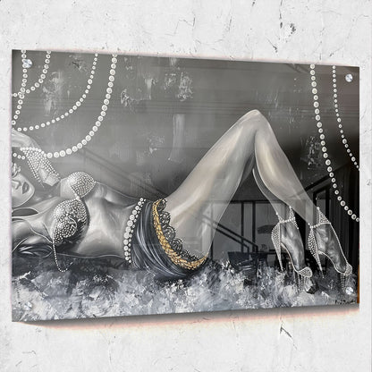 Glamorous Pearl Woman Painting