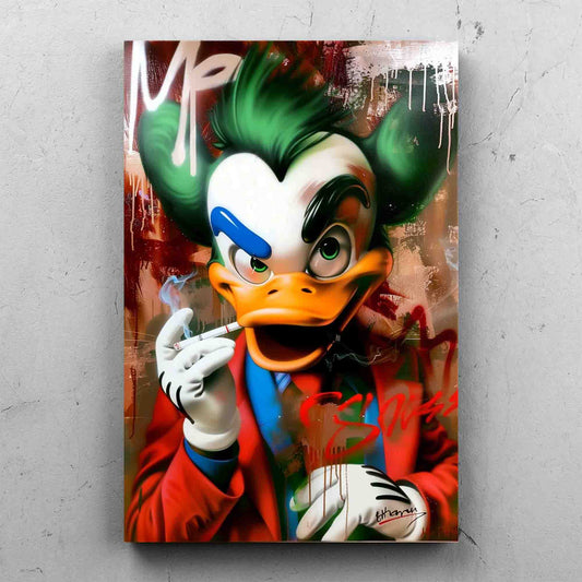 Graffiti Duck Pop Art Painting