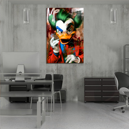 Graffiti Duck Pop Art Painting