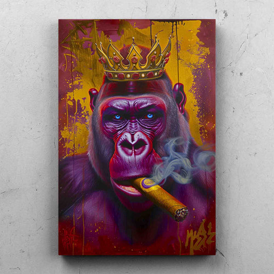 Graffiti King Gorilla Painting
