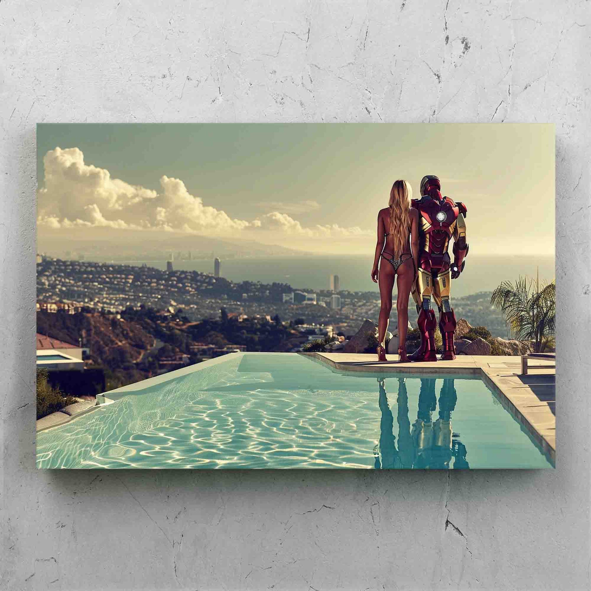 Iron Man Couple Luxury Digital Art