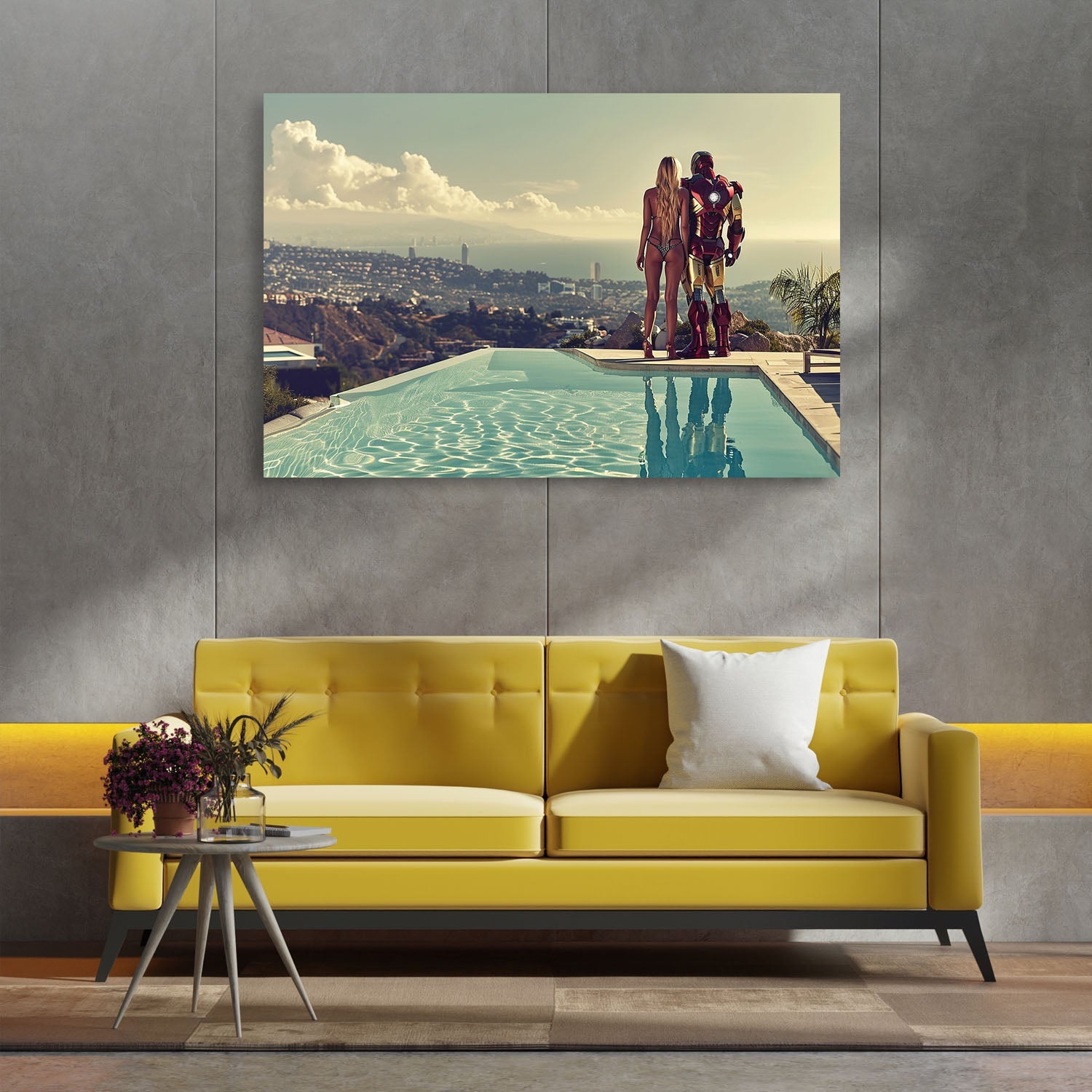 Iron Man Couple Luxury Digital Art