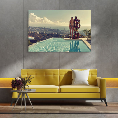 Iron Man Couple Luxury Digital Art