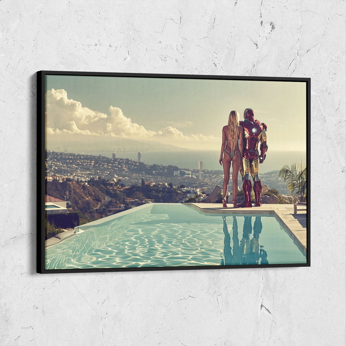 Iron Man Couple Luxury Digital Art
