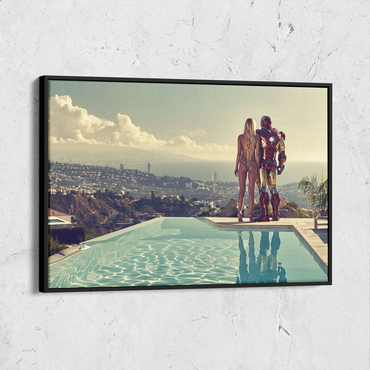 Iron Man Couple Luxury Digital Art