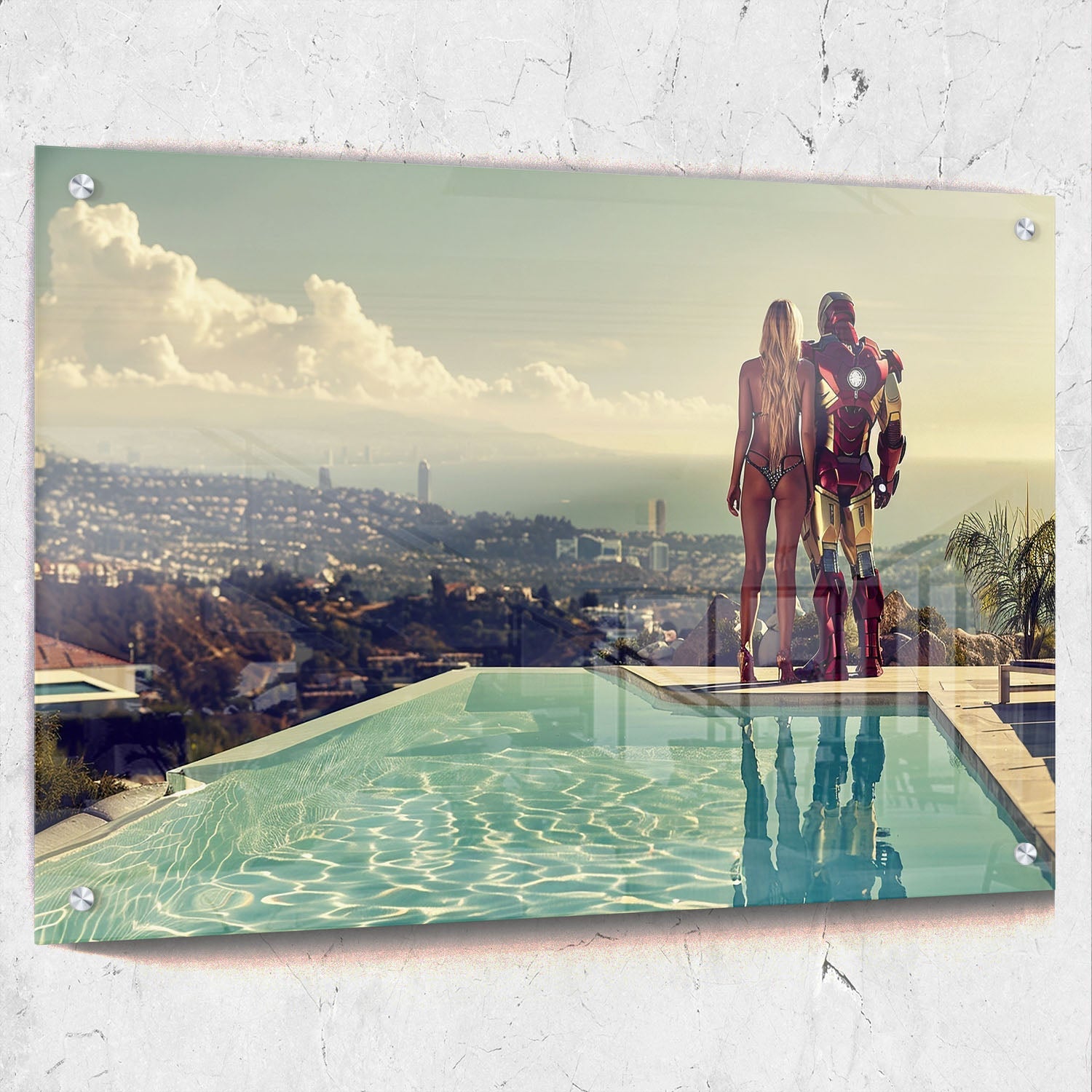 Iron Man Couple Luxury Digital Art