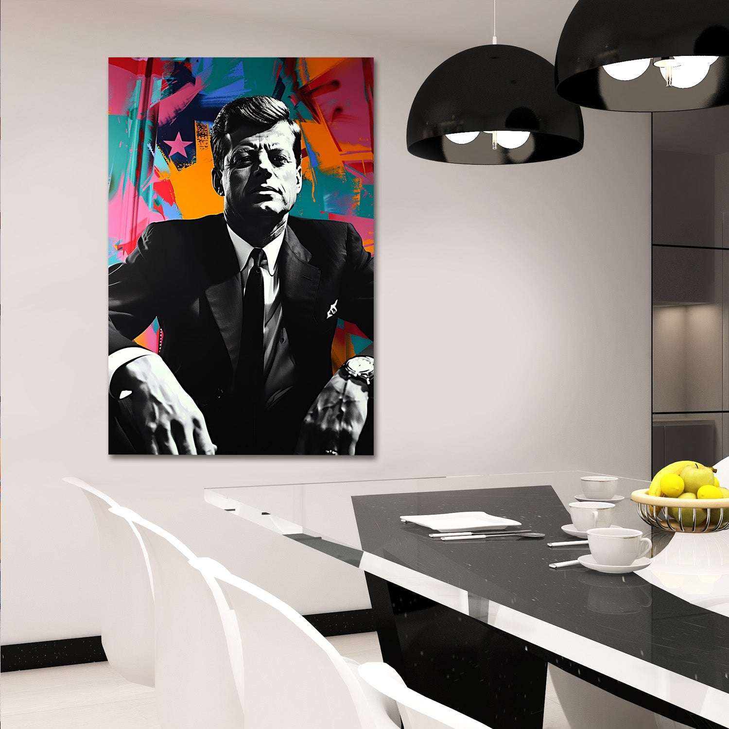 JFK Street Art Portrait