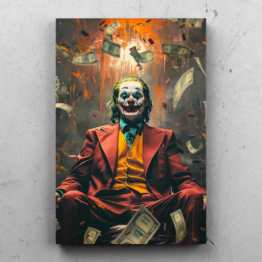 Joker Pop Art Money