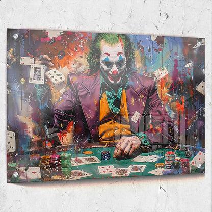 Joker Street Art Poker Painting