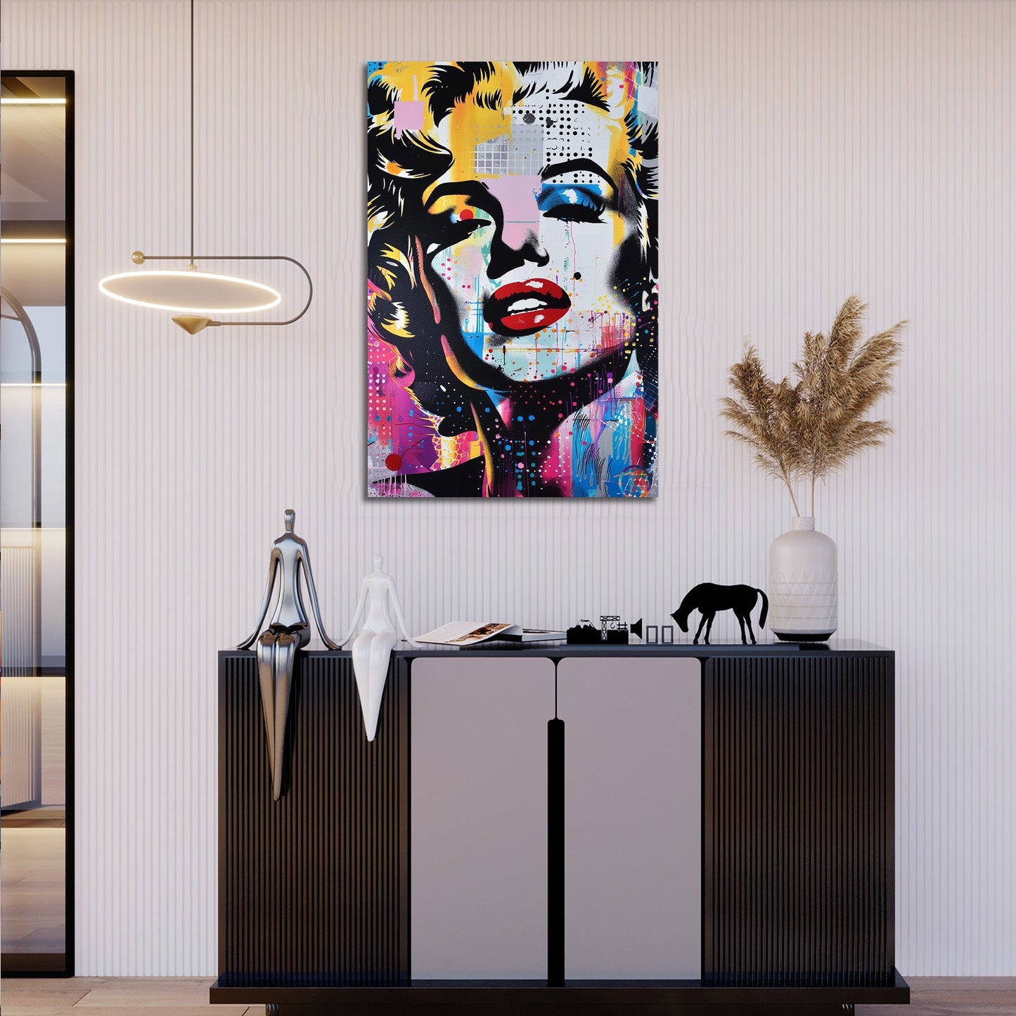 Marilyn Monroe Street Art Painting