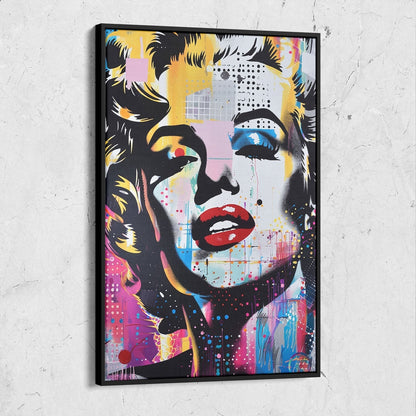 Marilyn Monroe Street Art Painting