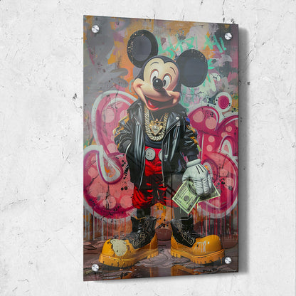 Mickey Mouse Street Art Painting