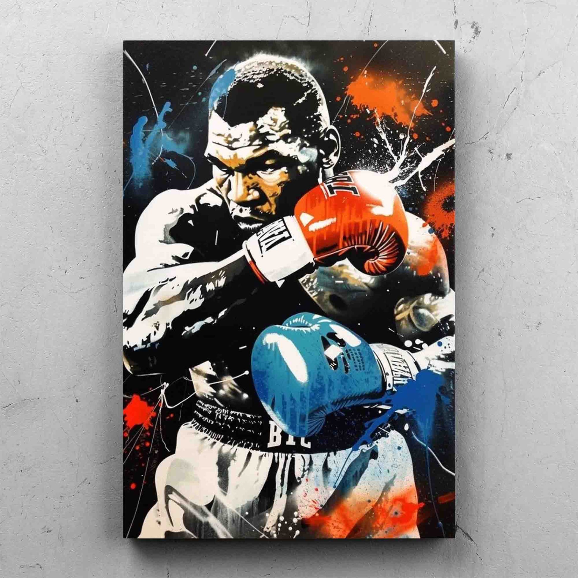 Mike Tyson Graffiti Painting