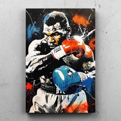 Mike Tyson Graffiti Painting