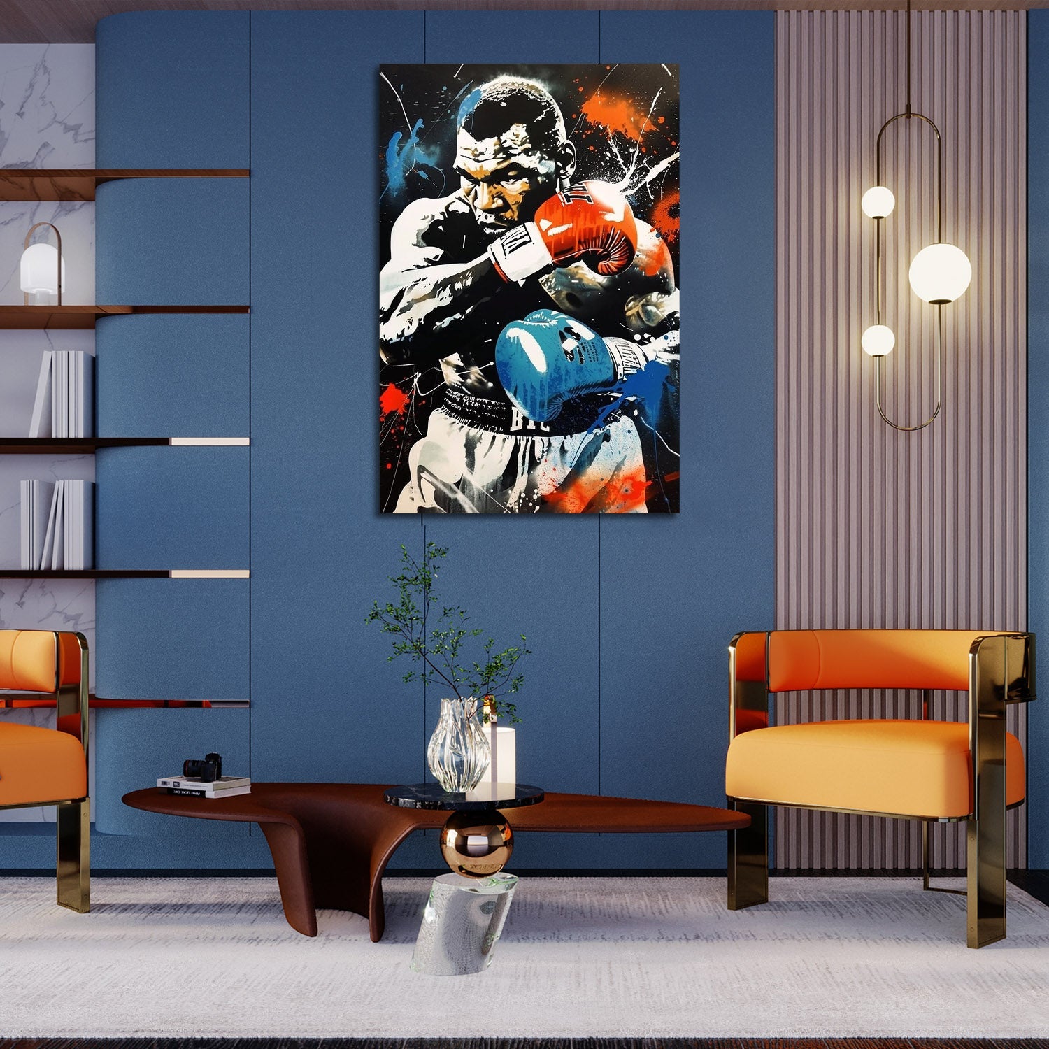 Mike Tyson Graffiti Painting
